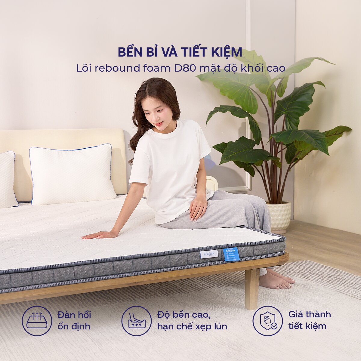 Nệm có độ bền cao