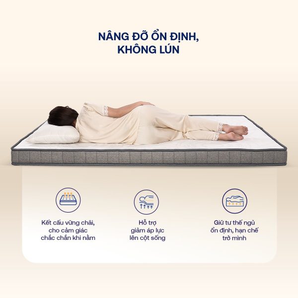 Nâng đỡ cơ thể hiệu quả, hạn chế đau lưng