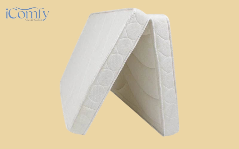 Nệm cao su gấp mang đến độ đàn hồi vượt trội và khả năng nâng đỡ cơ thể tối ưu