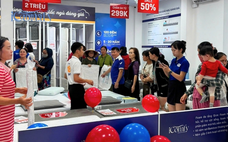 Mua nệm gấp 2 người nằm ở đâu bảo hành đầy đủ?