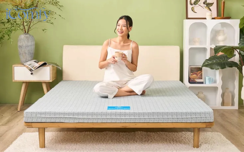 Wonjun Pure & Fresh là dòng nệm bông ép cho những ai yêu thích độ cứng vừa phải
