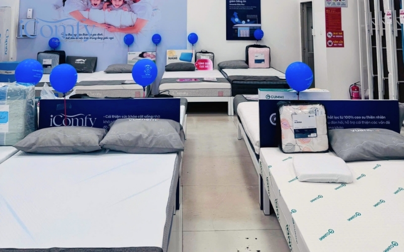 TOP 7 cửa hàng nệm gấp giá tốt, chính hãng tại Bình Dương 2 Mua online tại website iComfy