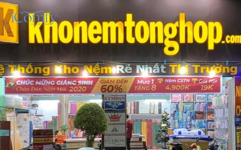 TOP 7 cửa hàng nệm gấp giá tốt, chính hãng tại Bình Dương 5 Kho Nệm Tổng Hợp