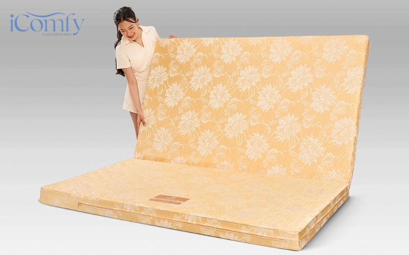 Nệm gấp giúp tối ưu không gian