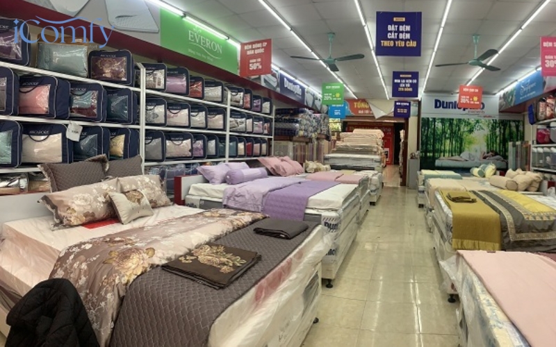 Kim Tuyến là cửa hàng chăn ga gối nệm quen thuộc tại khu vực Thủ Đức
