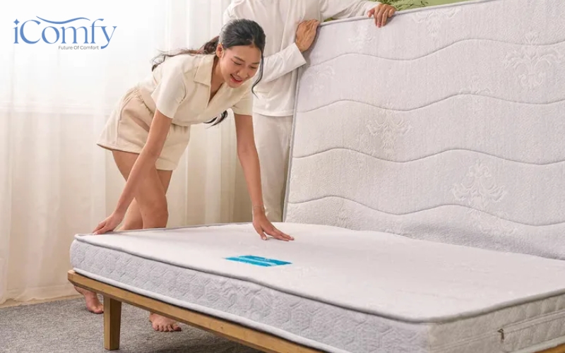 Nệm Mon là cửa hàng nhỏ chuyên cung cấp các dòng nệm gấp giá rẻ, gọn nhẹ