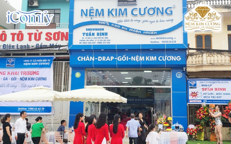 Cửa hàng nệm Kim Cương