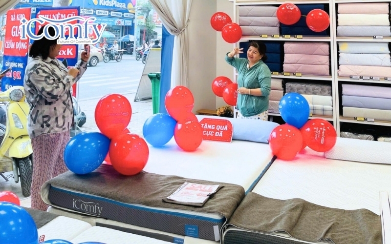 Mua nệm online tại iComfy là lựa chọn phù hợp với chất lượng và độ an toàn