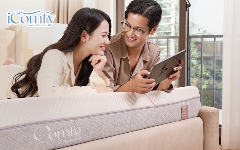 Một chiếc nệm tốt phải vừa vặn với giường và không gian phòng