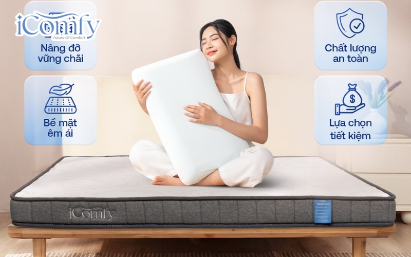 Nệm 15cm có thể đáp ứng đa dạng nhu cầu sử dụng trong gia đình, từ người trẻ đến người lớn tuổi, thậm chí cả trẻ nhỏ