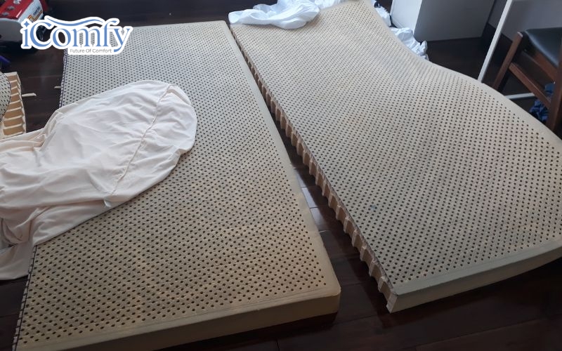 Nệm 80x180: Bảng giá, phân loại & TOP các mẫu nệm nhỏ gọn 8 Một trong những giải pháp tối ưu hiện nay là dịch vụ cắt nệm theo kích thước thực tế của giường