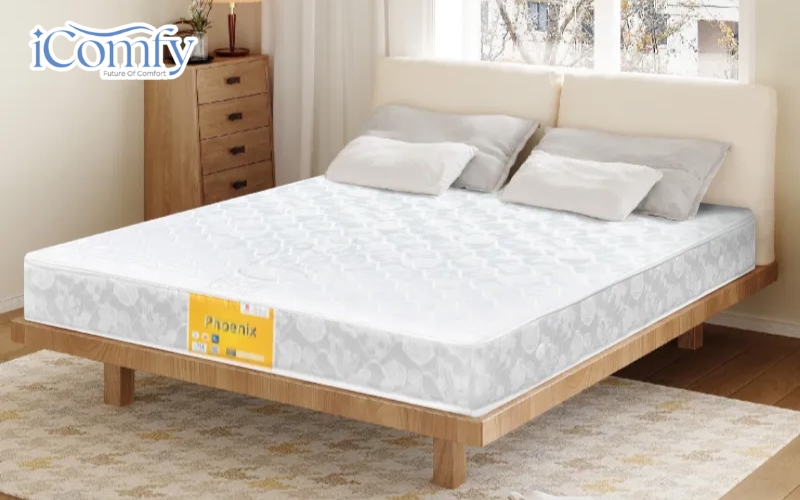 Nệm phân bổ trọng lượng cơ thể đều, hỗ trợ cột sống và giảm áp lực khi nằm