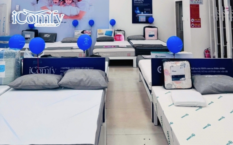 Vua Nệm & iComfy mang đến giải pháp trọn vẹn khi kết hợp giữa mua sắm online tiện lợi và trải nghiệm trực tiếp tại showroom