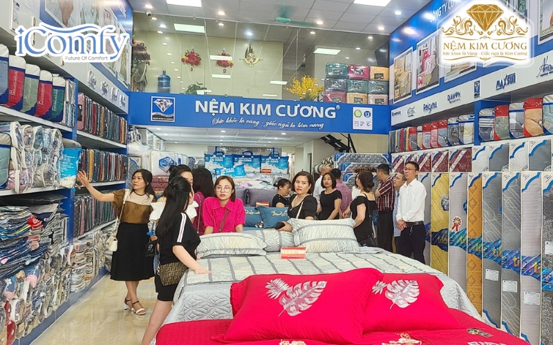TOP 12 cửa hàng chăn ga gối nệm chính hãng, chất lượng tại Đà Nẵng 5 Kim Cương