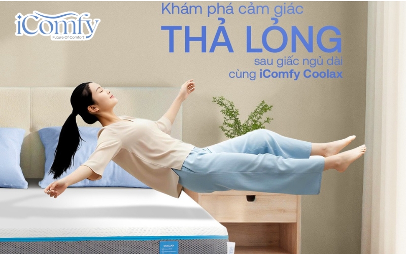 TOP 12 đệm điều hòa cho người già nâng đỡ tốt, chất lượng 7 iComfy Coolax