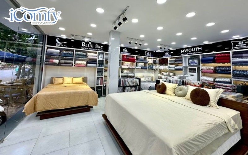 TOP 10+ cửa hàng nệm Hà Nội uy tín, giá tốt, chính hãng 6 Với thông điệp “Ấm áp như lòng mẹ”, Hanvico tập trung vào các sản phẩm thân thiện môi trường