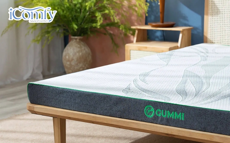 Nệm than hoạt tính: Đánh giá chi tiết, bảng giá, kinh nghiệm mua 4 Kết hợp giữa 100% mủ cao su tự nhiên và than hoạt tính nên nệm cao su được nhiều người yêu thích