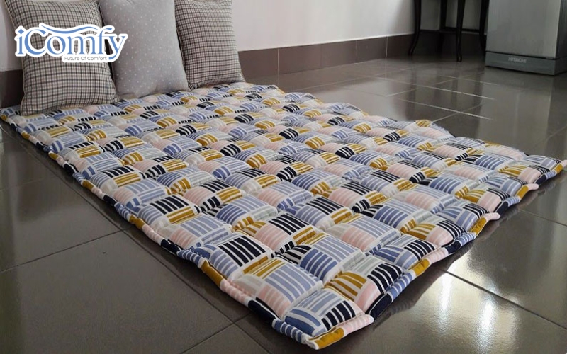 10 mẫu nệm trải sàn kiểu Nhật tốt, phù hợp không gian sống 3 Việc chuyển sang sử dụng nệm trải sàn kiểu Nhật mang lại nhiều lợi ích thực tế trong sinh hoạt hằng ngày