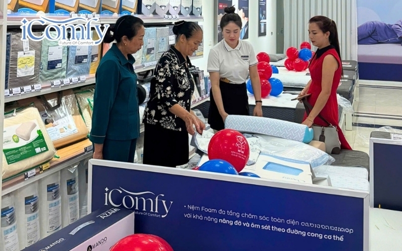 iComfy bảo hành minh bạch, hỗ trợ đổi trả theo quy định, thường xuyên có ưu đãi online hấp dẫn