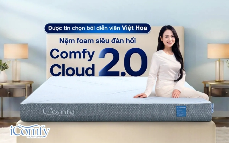 Nệm foam iComfy Cloud 2.0