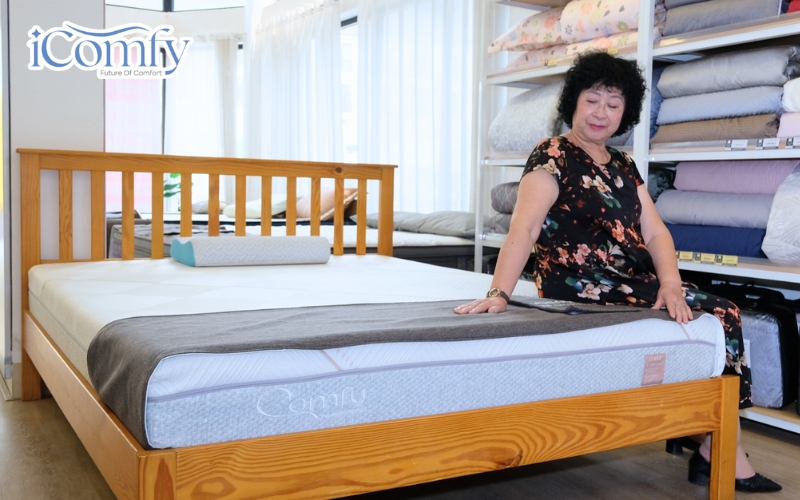 Nệm foam tạo cảm giác ôm sát cơ thể và giảm áp lực hiệu quả