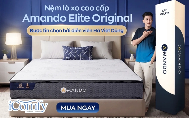 Nệm Lò Xo Amando Elite Original