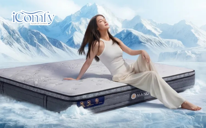 Nệm Lò Xo Túi Độc Lập Amando Elite Plus