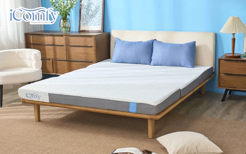 Người bị đau lưng nên ưu tiên nệm có độ cứng vừa phải để đảm bảo cột sống