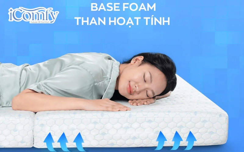 Nên ưu tiên các dòng Foam cao cấp có thiết kế thoáng khí hoặc tích hợp gel lạnh để tránh bí nóng
