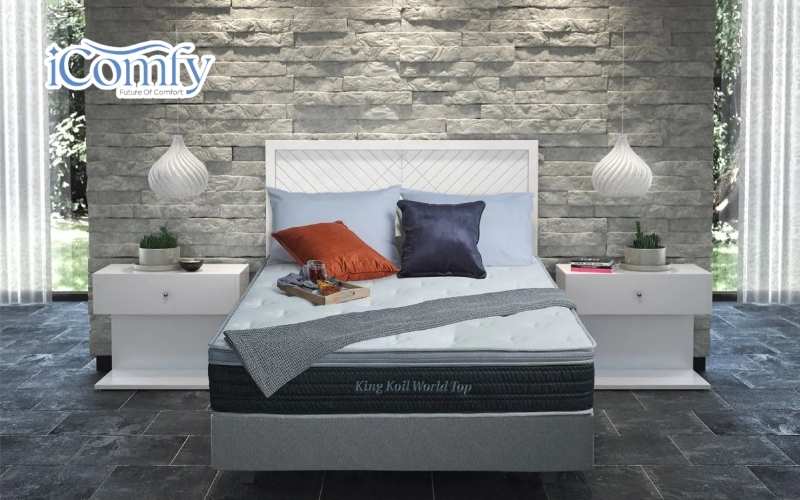 Nệm dày 30cm: TOP 7 mẫu bán chạy và bảng giá mới nhất 7 Nệm lò xo King Koil World Top