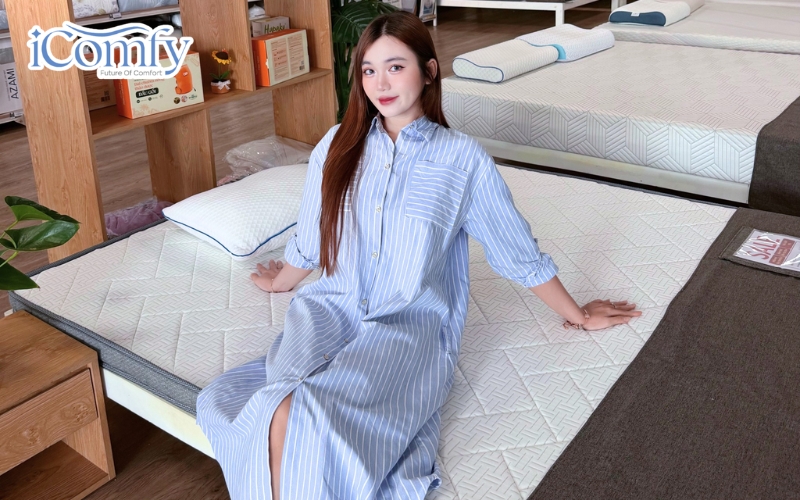 Cửa hàng gần khu vực sống sẽ thuận tiện cho việc thử nệm