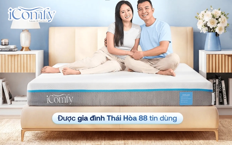iComfy là thương hiệu nệm hiện đại tập trung vào chất lượng sản phẩm