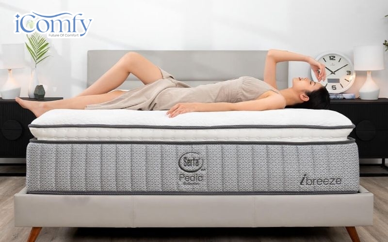 Khoảng cách lý tưởng từ mặt đệm xuống nền nhà nên dao động từ 45 - 60cm