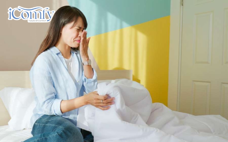 Nệm mới mua có mùi hôi: Nguyên nhân & cách khử mùi hiệu quả 2 Nệm mới mua có mùi hôi là chuyện cực kỳ phổ biến