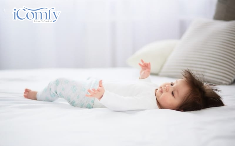 Cha mẹ nên chọn nệm làm từ chất liệu tự nhiên, lành tính, kháng khuẩn