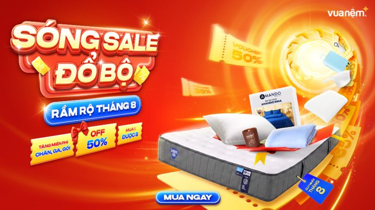 iComfy Sale Tháng 8: Sóng Sale Đổ Bộ – Rầm Rộ Tháng 8