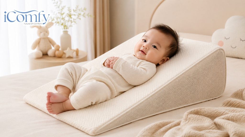 Gối trào ngược cho bé: Lợi ích, tác hại & hướng dẫn sử dụng