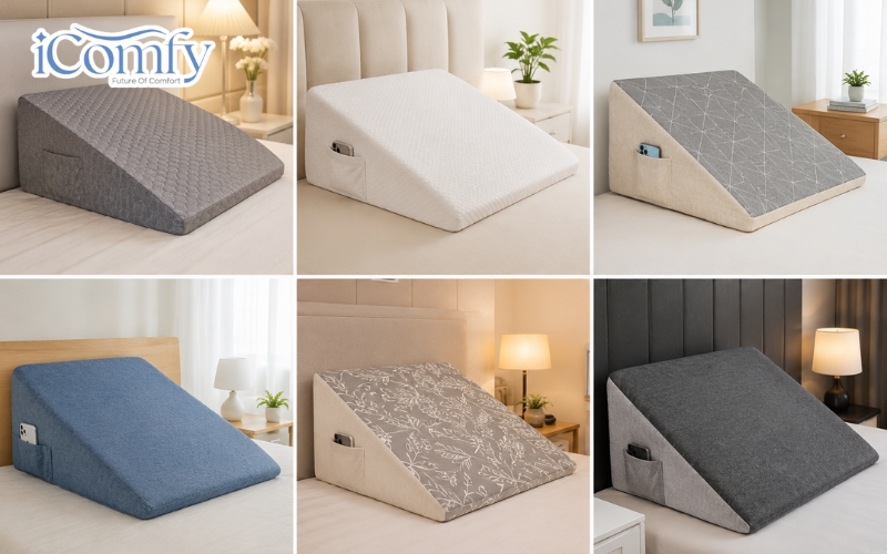 Với ruột gối foam hoặc cao su, không ngâm nước, không giặt máy.