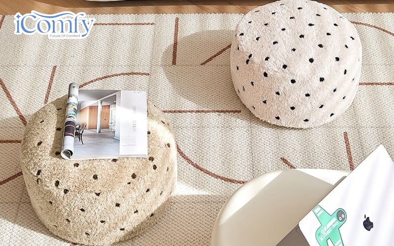 May phần vỏ lớn hơn ruột gối một chút, đồng thời gắn khóa kéo hoặc dây rút để dễ tháo lắp