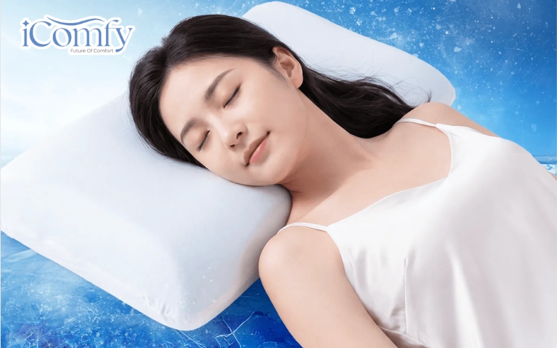 Gối mát mùa hè là lựa chọn lý tưởng cho những người thường xuyên cảm thấy nóng bức, đổ nhiều mồ hôi khi ngủ