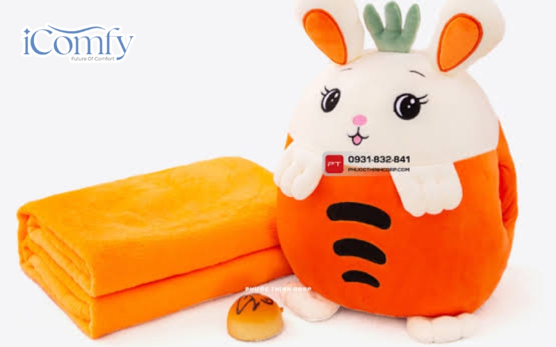 Bộ gối mền 2 trong 1: Giải pháp nghỉ ngơi tiện lợi cho văn phòng 4 Trọng lượng nhẹ cùng kích thước nhỏ gọn