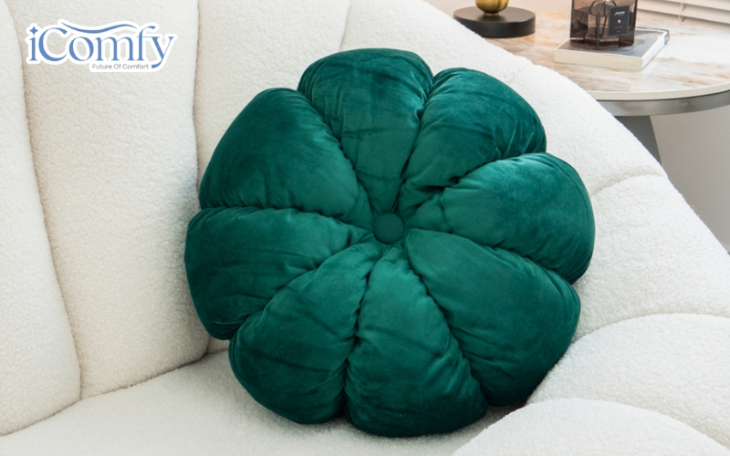Những mẫu gối tròn bí ngô, gối hình hoa, gối bánh quy hay gối phong cách Tatami được nhiều người yêu thích