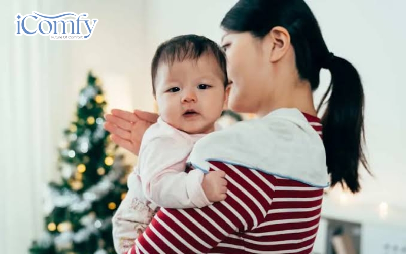 Gối chỉ nên dùng trong khoảng 15 – 20 phút sau cữ bú để hỗ trợ bé nghỉ ngơi