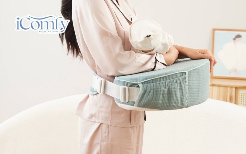 Gối chữ C cho bé bú Mysun