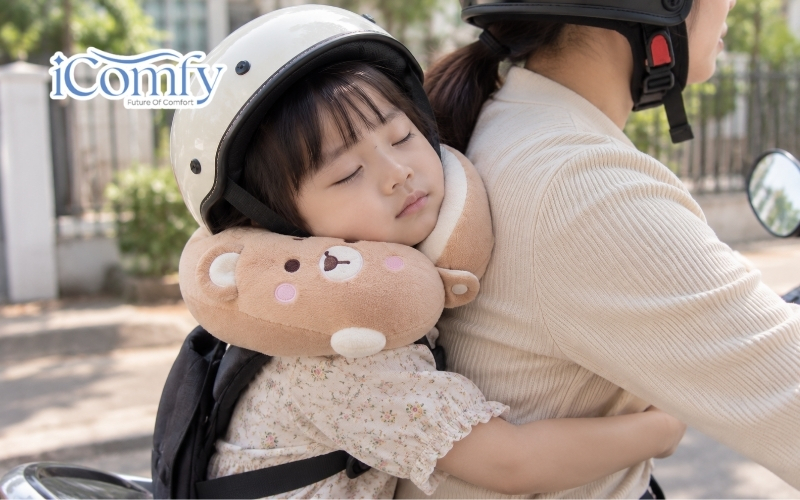 Gối chữ C quàng cổ đỡ đầu