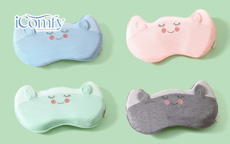 Gối memory foam nâng đỡ nhẹ Uala Rogo