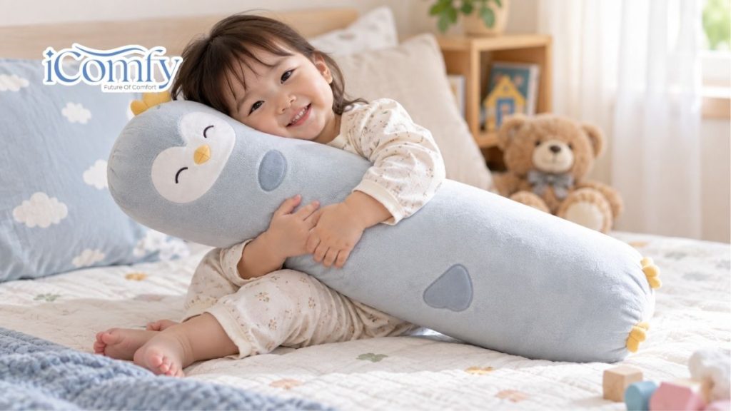 TOP 4 mẫu gối ôm cho bé êm ái, chất liệu an toàn