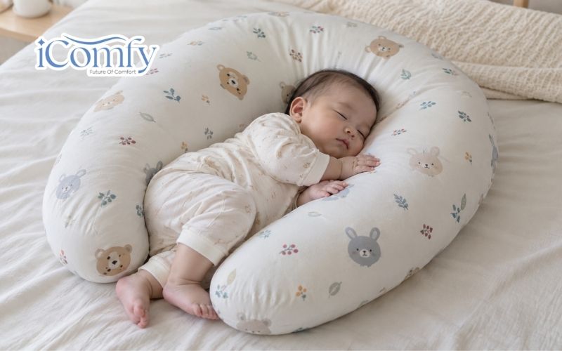 Gối ôm chữ U nâng đỡ toàn thân