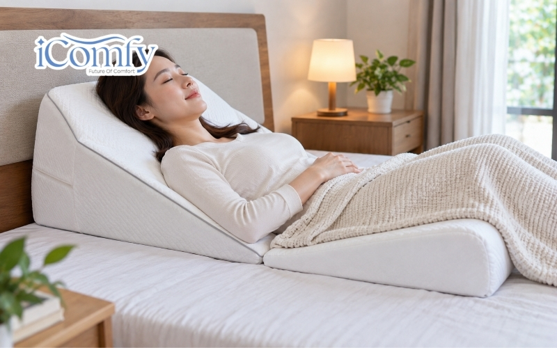 Khám phá kích thước gối chống trào ngược tiêu chuẩn 2026 6 Kích thước gối chống trào ngược đôi hoặc bản rộng
