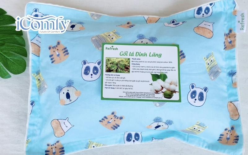 Gối đinh lăng cho bé sơ sinh Anh Việt